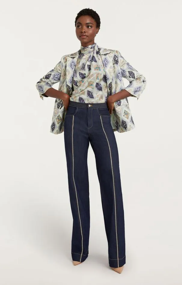 Cinq A Sept Blazers Women Diamond Sea Kylie Blazer Celadon Multi