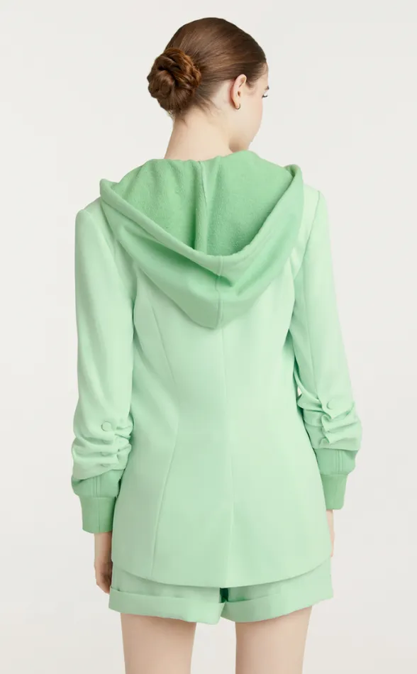 Cinq A Sept Blazers Women Hooded Khloe Blazer Green Papaya
