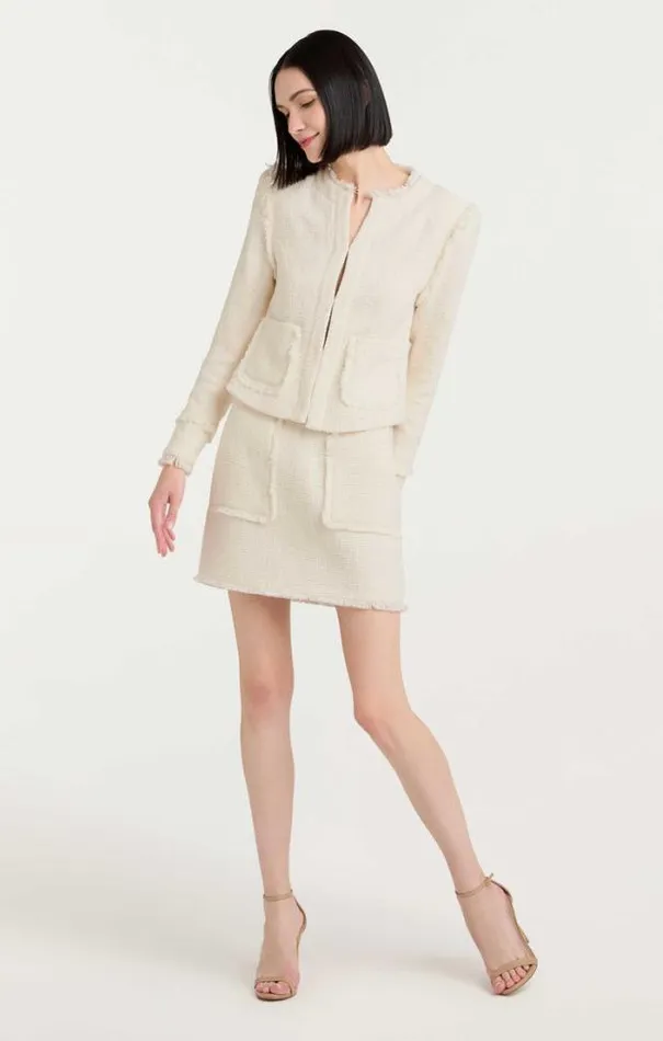 Cinq A Sept Blazers Women Keegan Jacket Gardenia