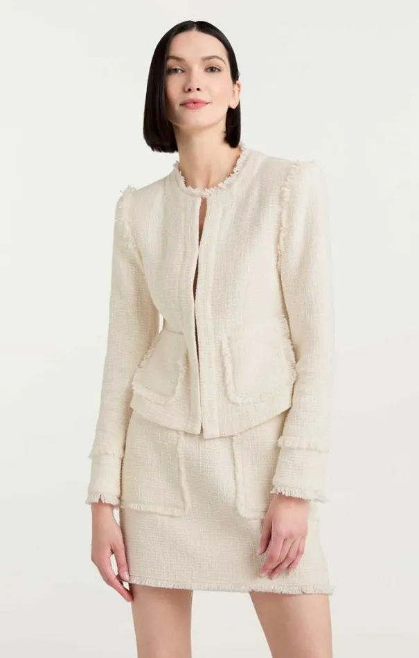 Cinq A Sept Blazers Women Keegan Jacket Gardenia