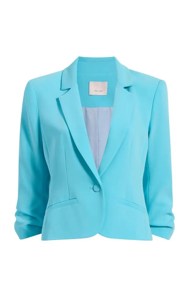 Cinq A Sept Blazers Women Le Petit Khloe Blazer Cyan