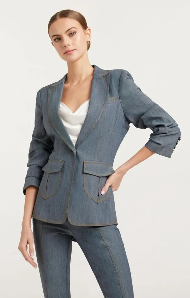 Cinq A Sept Blazers Women Louisa Blazer Light Indigo