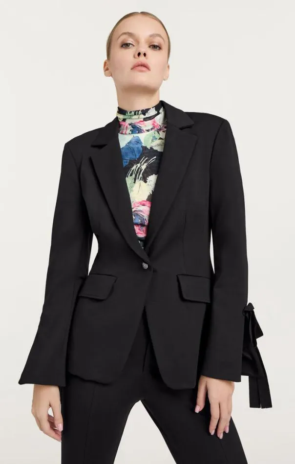 Cinq A Sept Blazers Women Ponte Lou Blazer Black