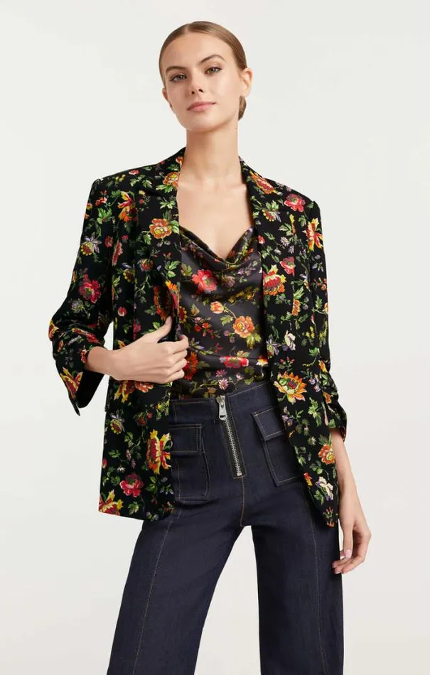 Cinq A Sept Blazers Women Provence Kylie Blazer Black Multi