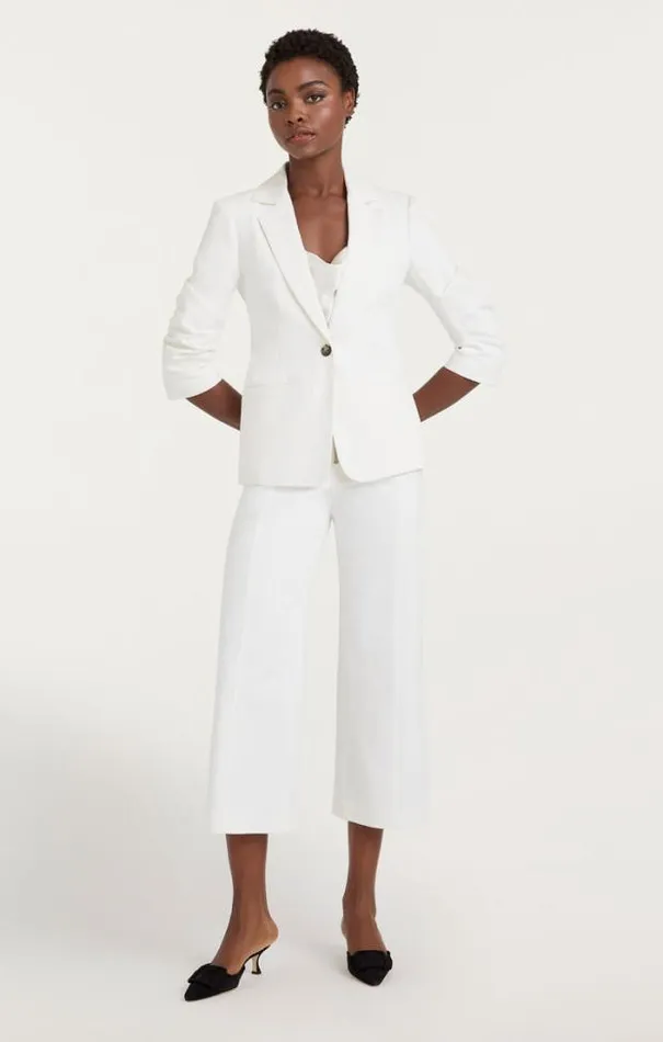 Cinq A Sept Blazers Women White Denim Khloe Blazer White