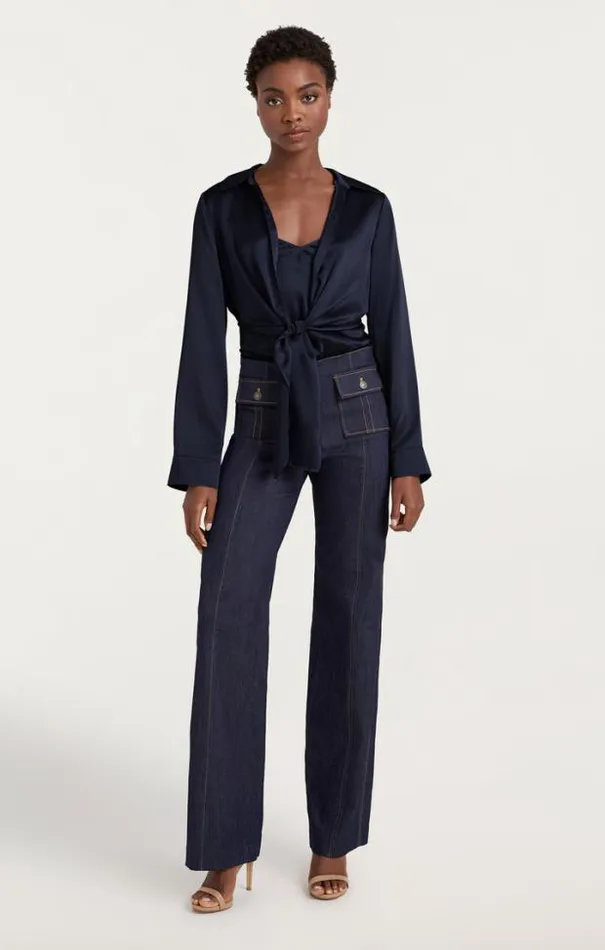 Cinq A Sept Blouses Women Ally Top Navy