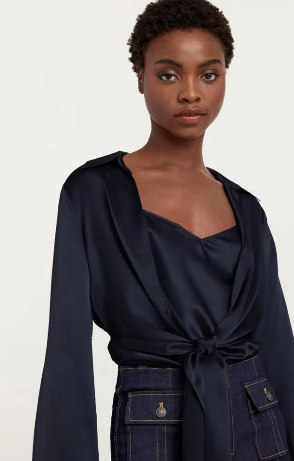 Cinq A Sept Blouses Women Ally Top Navy