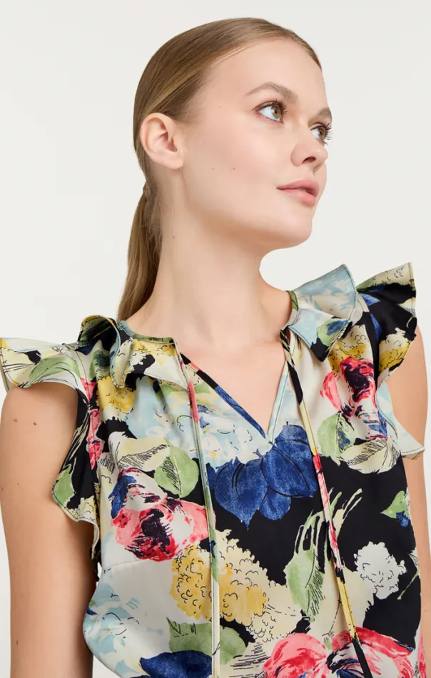 Cinq A Sept Blouses Women Calliope Top Black Multi