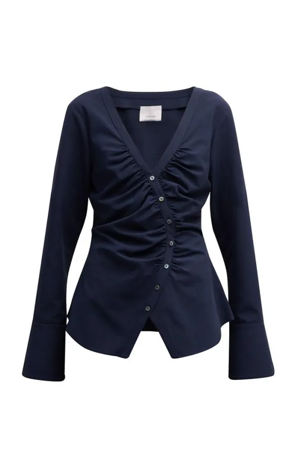 Cinq A Sept Blouses Women Carmen Top Navy