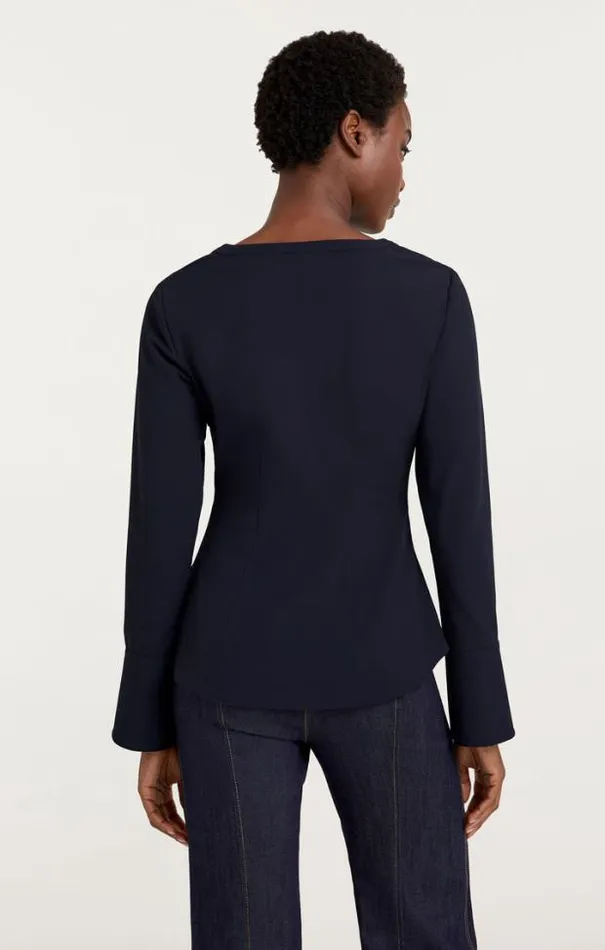 Cinq A Sept Blouses Women Carmen Top Navy
