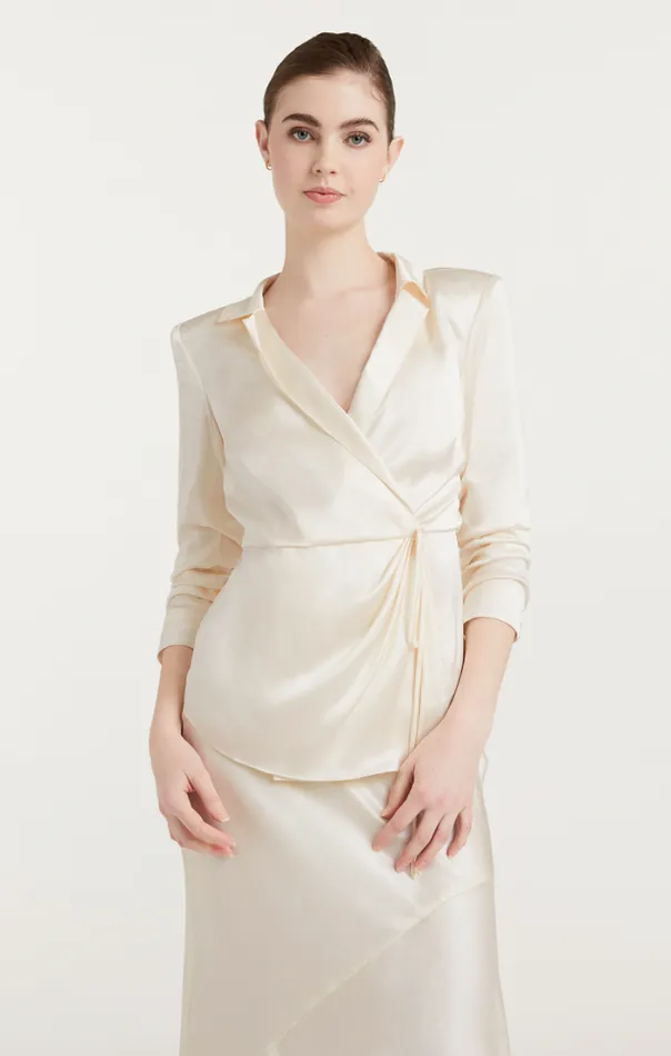 Cinq A Sept Blouses Women Carter Top Ivory