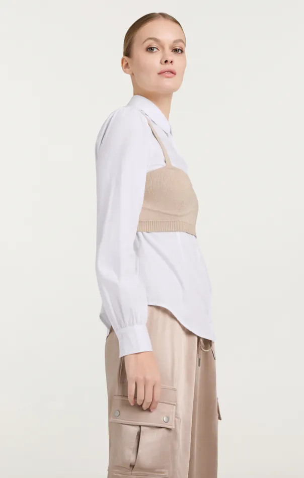 Cinq A Sept Blouses Women Connie Top Oysterwhite