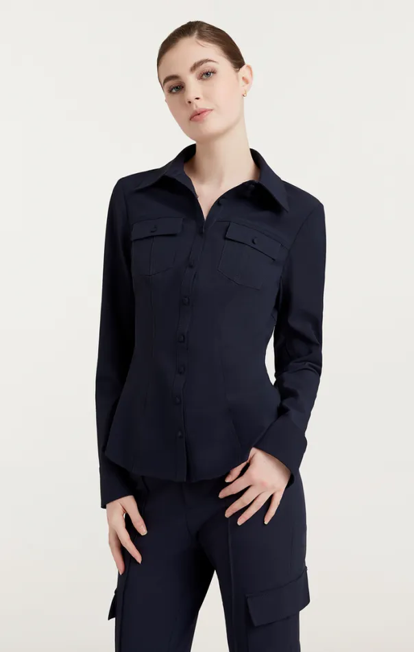 Cinq A Sept Blouses Women Dion Top Navy