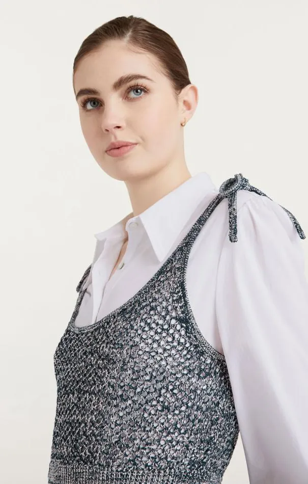 Cinq A Sept Blouses Women Elodie Top Navywhite