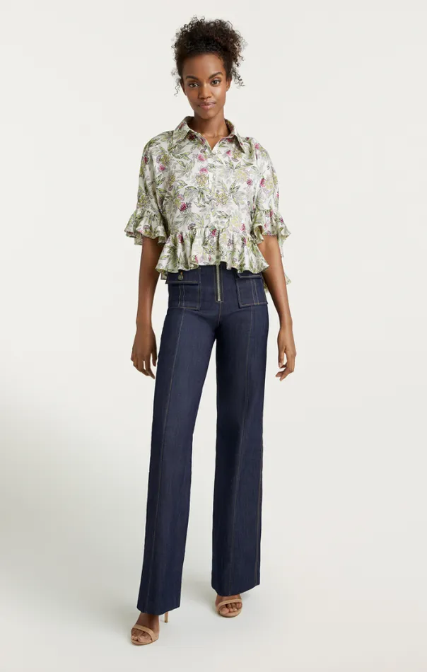 Cinq A Sept Blouses Women Gillian Top Ivory Multi