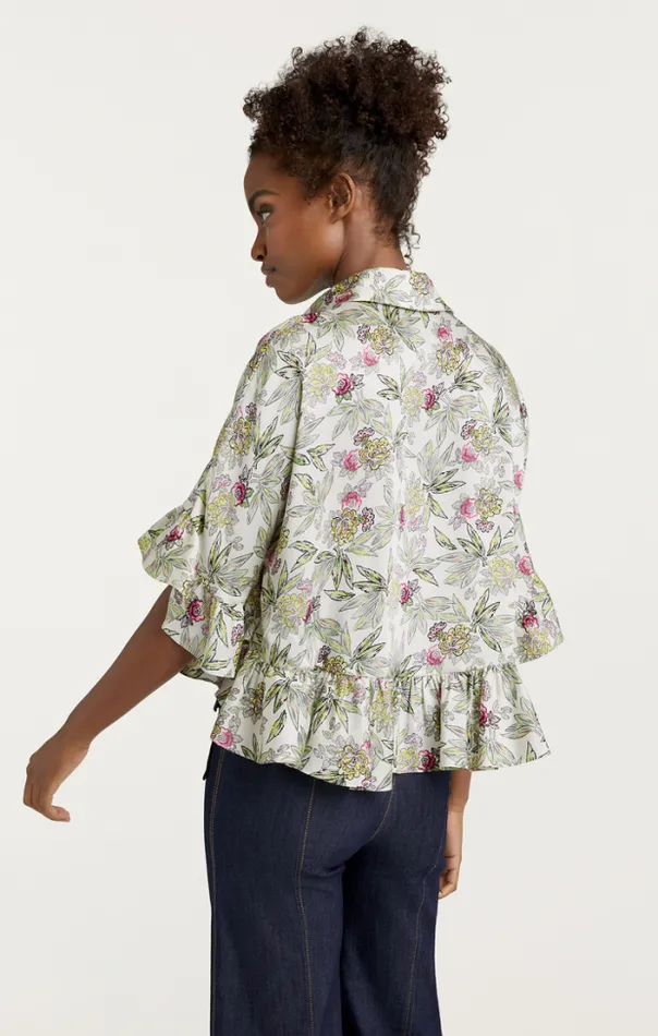 Cinq A Sept Blouses Women Gillian Top Ivory Multi