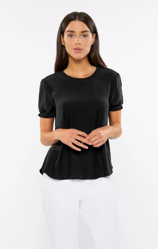 Cinq A Sept Blouses Women Lenny Top Silk Black
