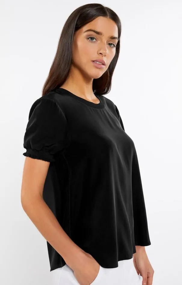 Cinq A Sept Blouses Women Lenny Top Silk Black