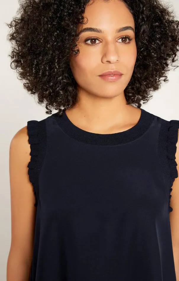 Cinq A Sept Blouses Women Lenore Top Navy