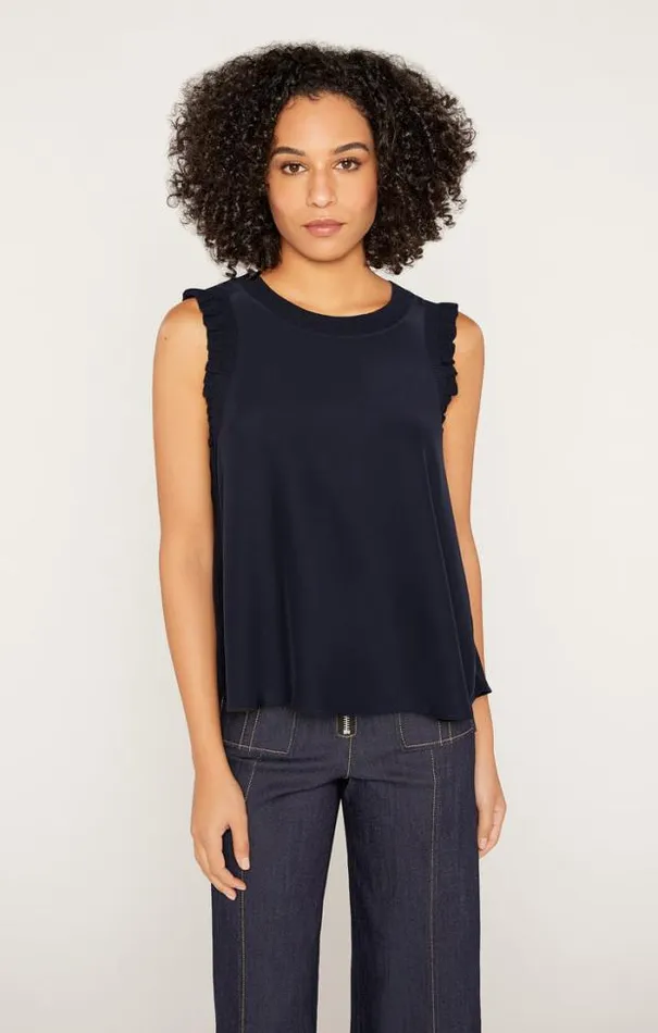 Cinq A Sept Blouses Women Lenore Top Navy