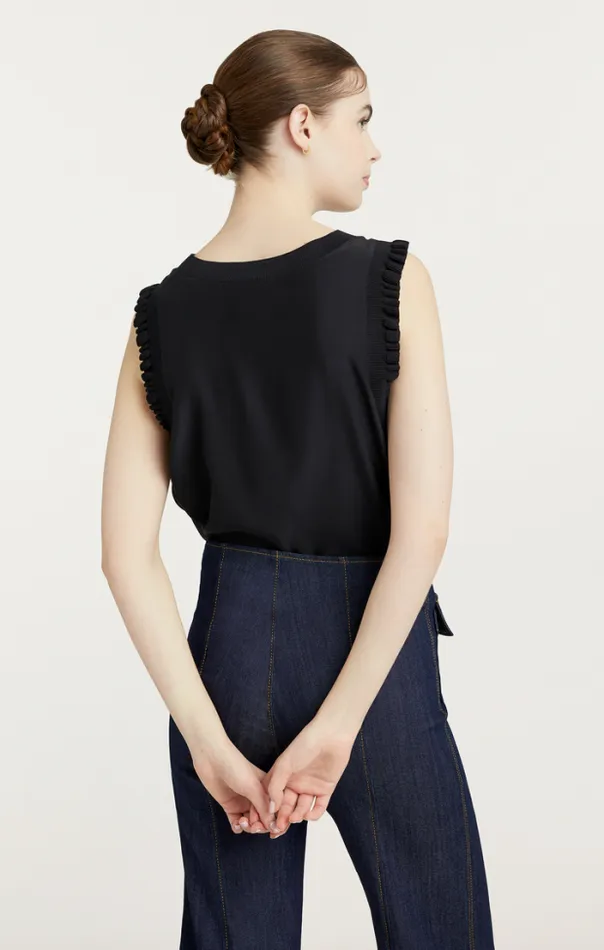 Cinq A Sept Blouses Women Lenore Top Silk Black
