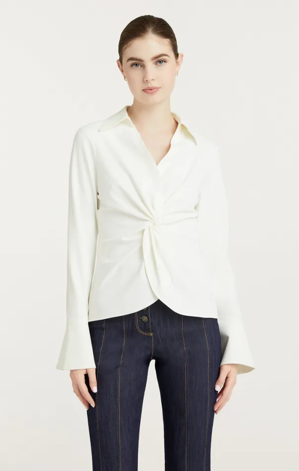 Cinq A Sept Blouses Women Mckenna Top Ivory