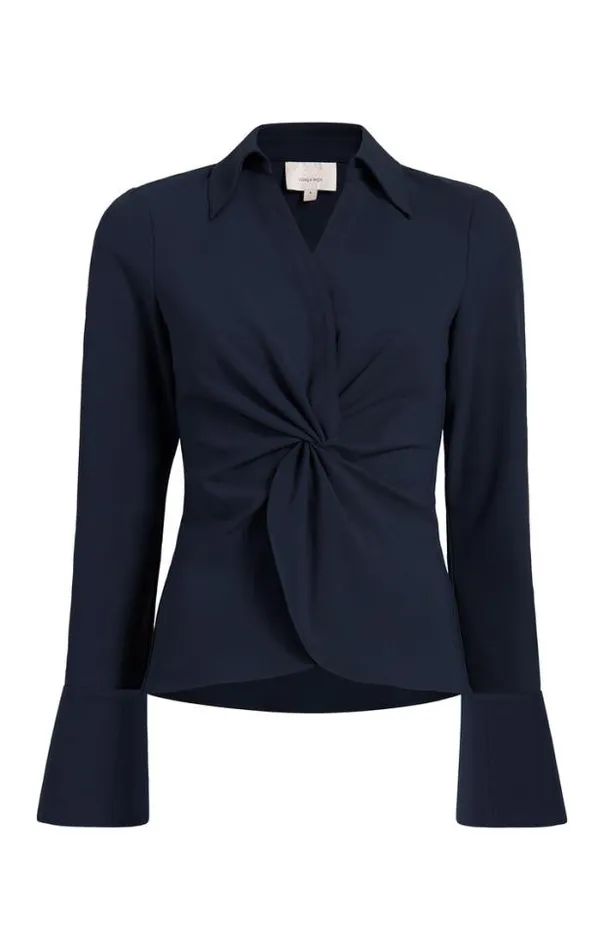 Cinq A Sept Blouses Women Mckenna Top Navy