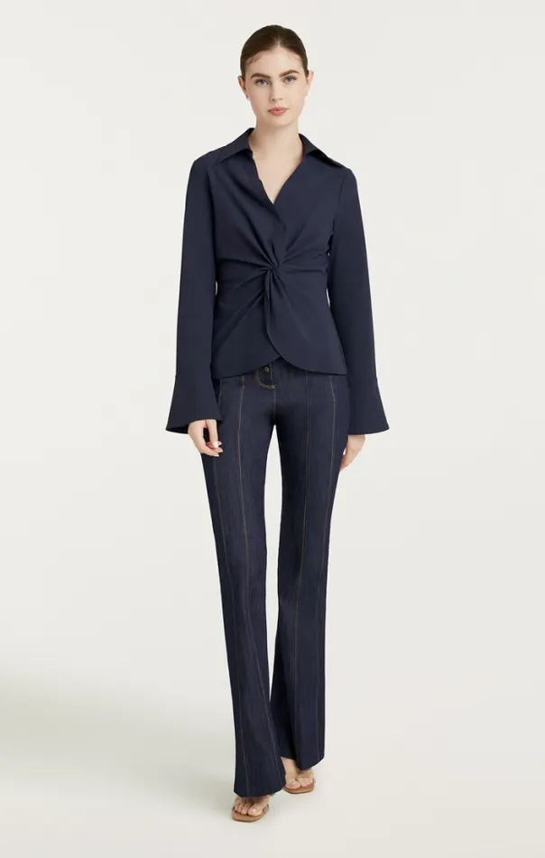 Cinq A Sept Blouses Women Mckenna Top Navy