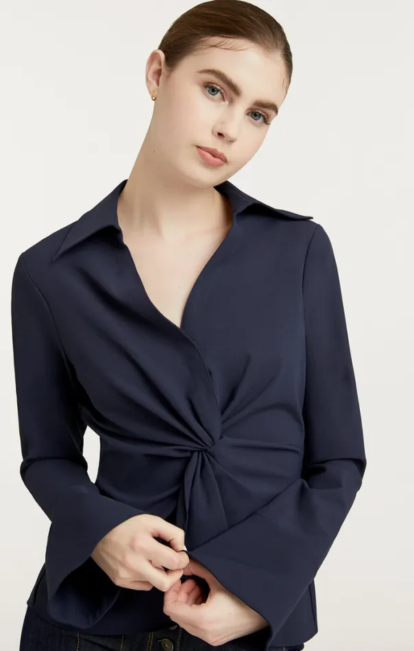 Cinq A Sept Blouses Women Mckenna Top Navy