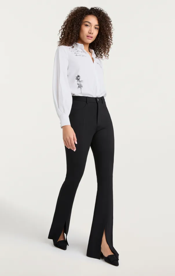 Cinq A Sept Blouses Women Mon Amour Embroidered Poplin Kandice Top Whiteblack