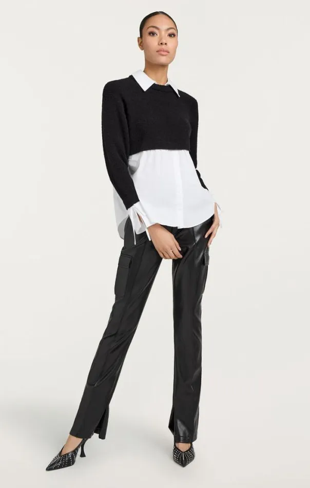 Cinq A Sept Blouses Women Nelida Top Blackwhite