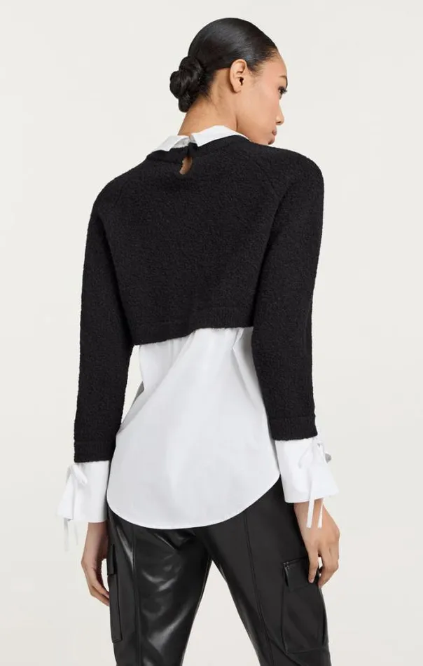 Cinq A Sept Blouses Women Nelida Top Blackwhite