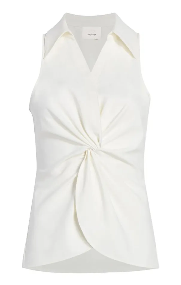Cinq A Sept Blouses Women Sleeveless Mckenna Top Ivory