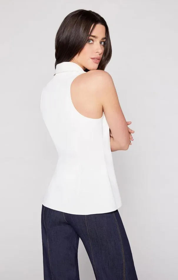 Cinq A Sept Blouses Women Sleeveless Mckenna Top Ivory
