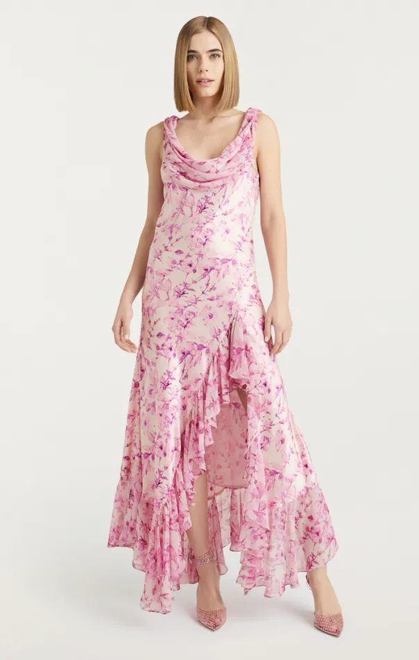 Cinq A Sept Cocktail and Evening Women Raya Dress Vibrant Plum Multi