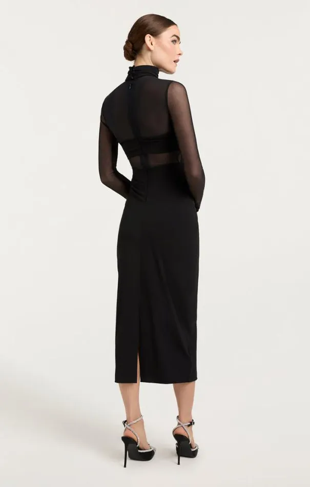 Cinq A Sept Midi Women Ariana Dress Black