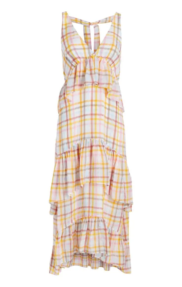 Cinq A Sept Midi Women Astor Dress White Multi