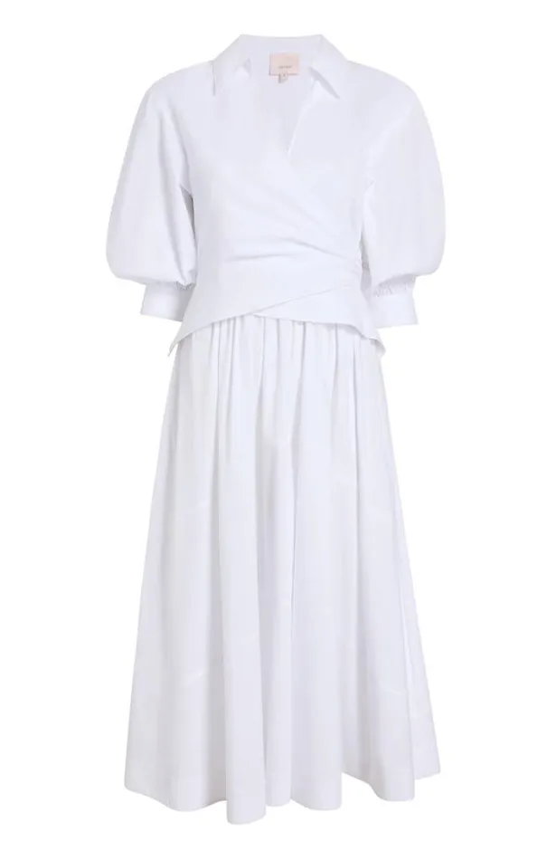 Cinq A Sept Midi Women Camron Dress White
