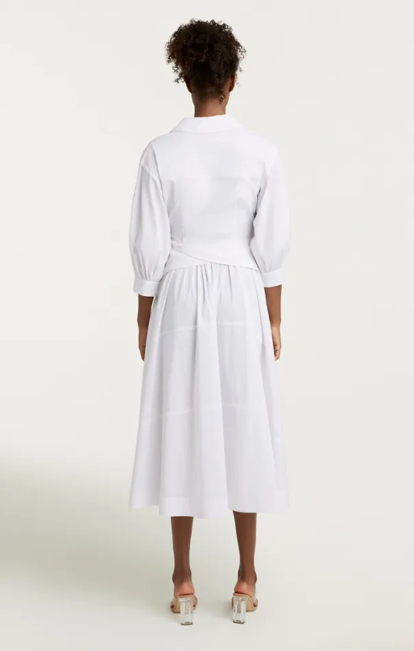 Cinq A Sept Midi Women Camron Dress White