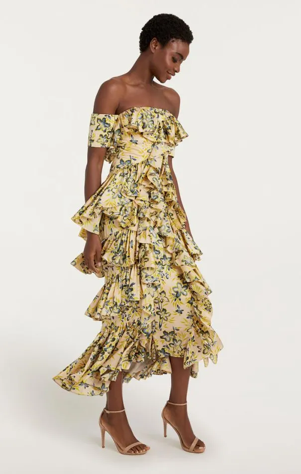 Cinq A Sept Midi Women Eleonora Dress Pomelo Multi
