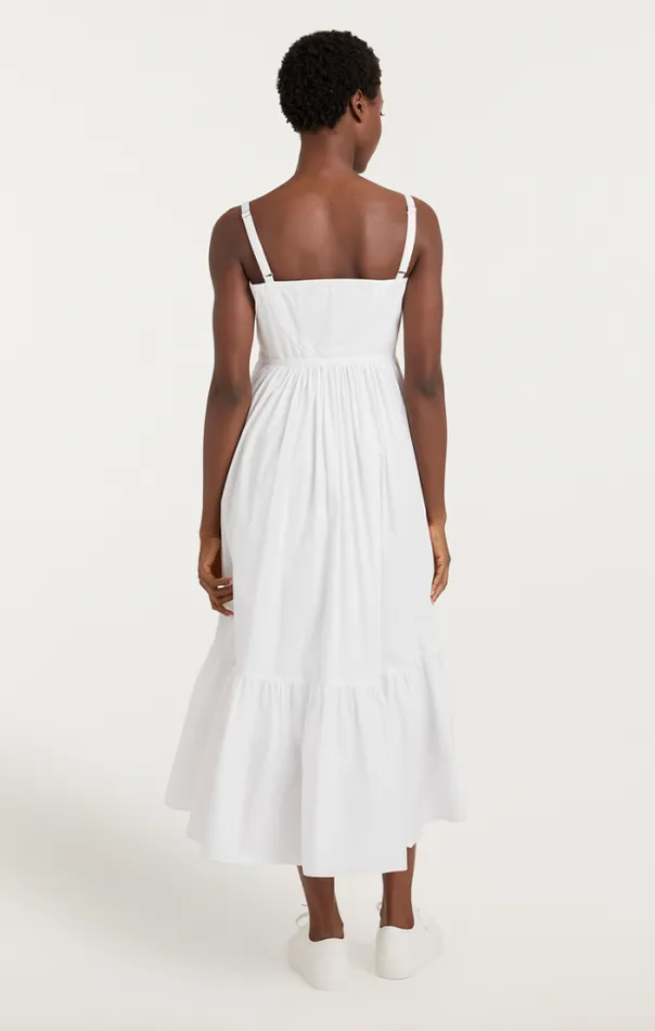Cinq A Sept Midi Women Elsie Dress White