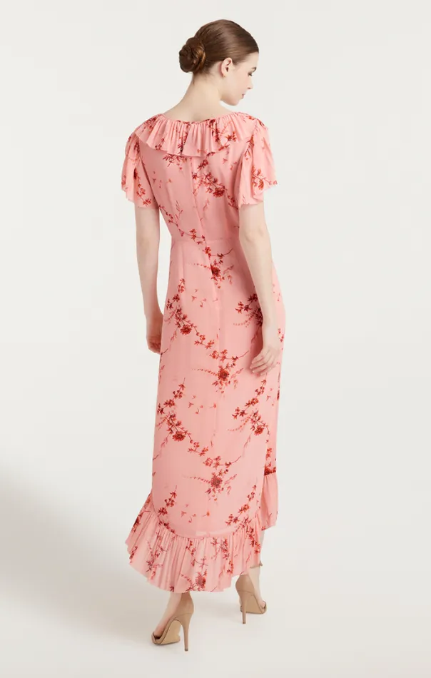 Cinq A Sept Midi Women Fleur Sheilla Dress Pale Rose Multi