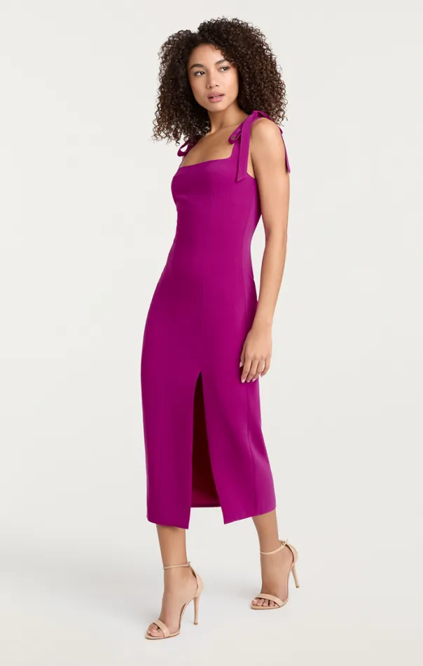 Cinq A Sept Midi Women Fynn Dress Vibrant Plum