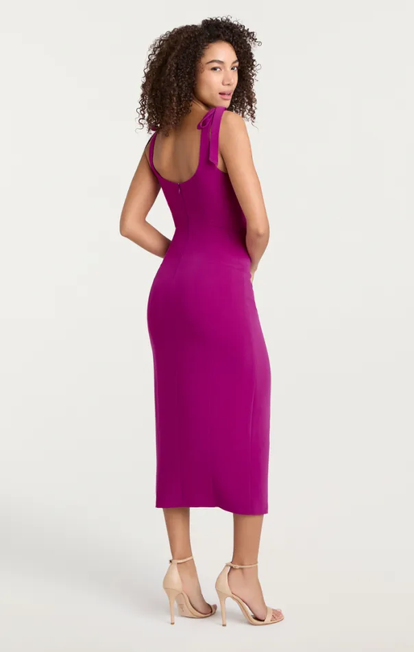 Cinq A Sept Midi Women Fynn Dress Vibrant Plum