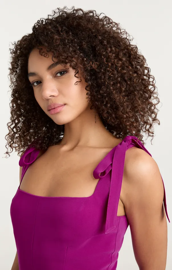 Cinq A Sept Midi Women Fynn Dress Vibrant Plum