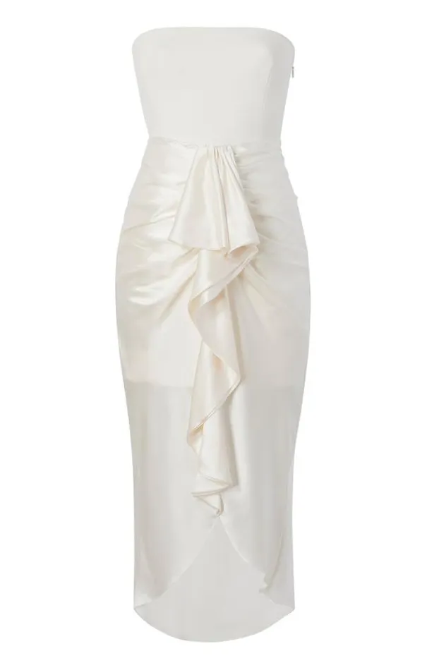 Cinq A Sept Midi Women Georgiana Dress Ivory