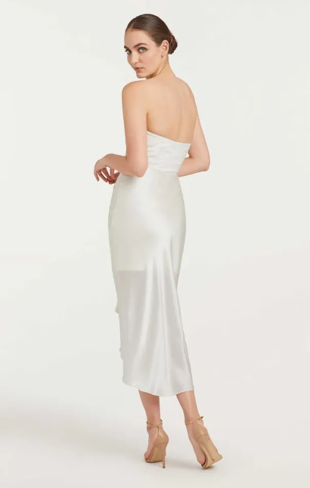 Cinq A Sept Midi Women Georgiana Dress Ivory