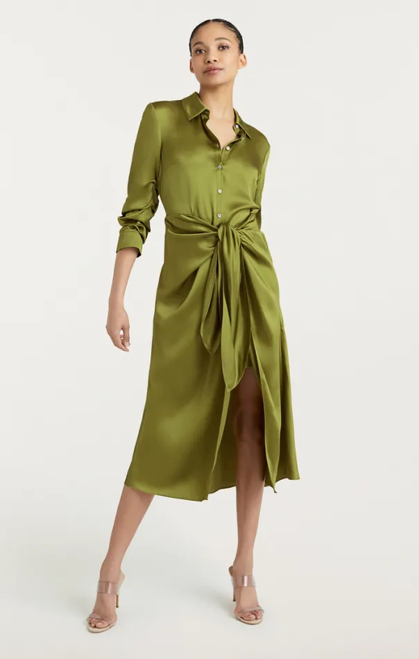 Cinq A Sept Midi Women Jacey Dress Moss