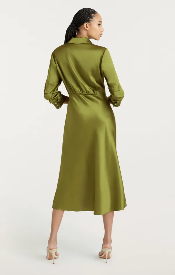 Cinq A Sept Midi Women Jacey Dress Moss
