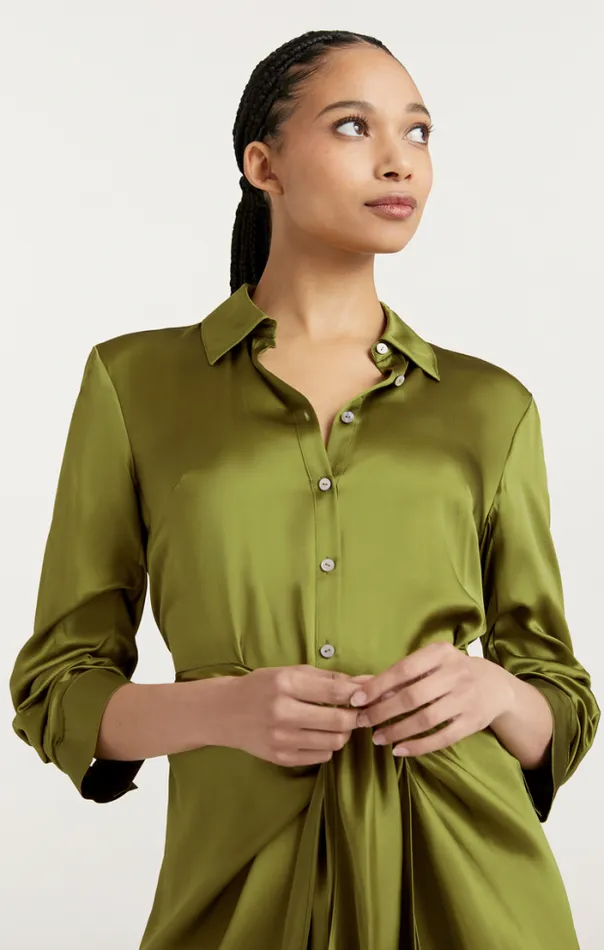 Cinq A Sept Midi Women Jacey Dress Moss